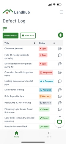 Landhub screenshot