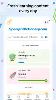 SpanishDictionary.com Learning iphone bilder 1