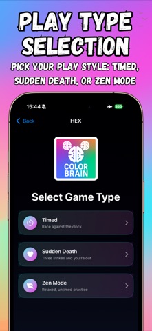 Color Brain: Master HEX Codes screenshot