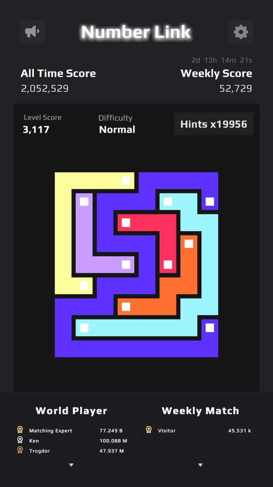 #4. Number Link - color matching (iOS) 来自: The Wings Mission Limited