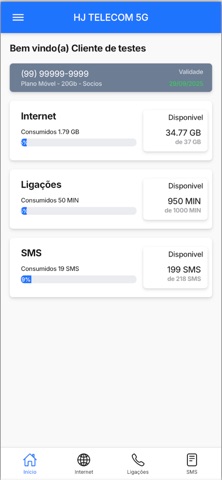 HJ Telecom 5G screenshot