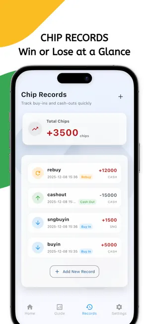 Poker Companion-Blinds & Chips screenshot 2