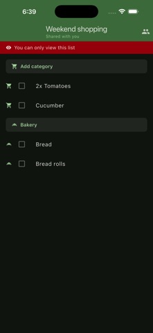 ShopPal Shopping List Screenshot 4 of 4