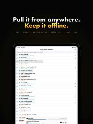 BTR AMP Advanced Music Player iPad screenshot