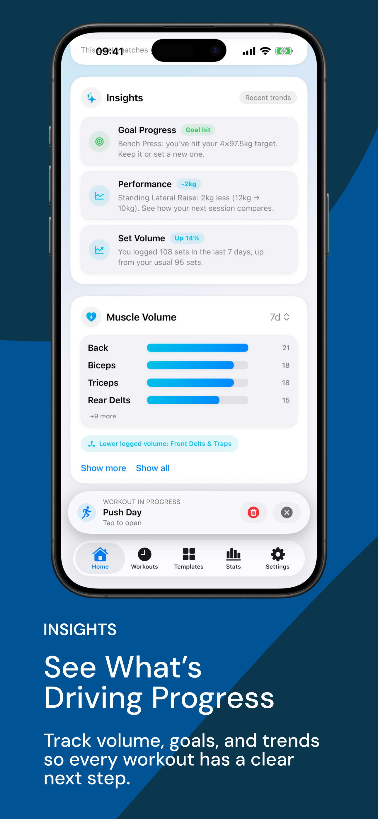KILO — Gym Workout Tracker screenshot 3