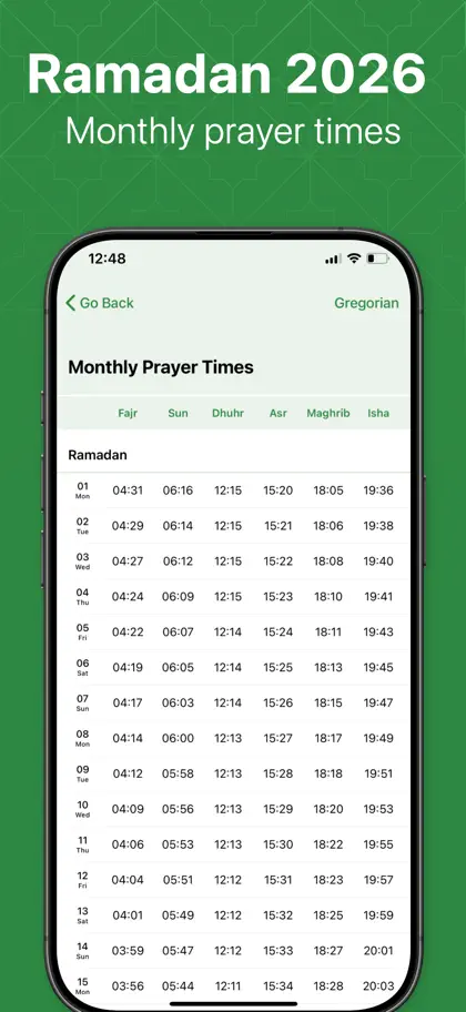 Screenshot 3 von 6 zu Namaz: Ramadan Adhan Time Pro