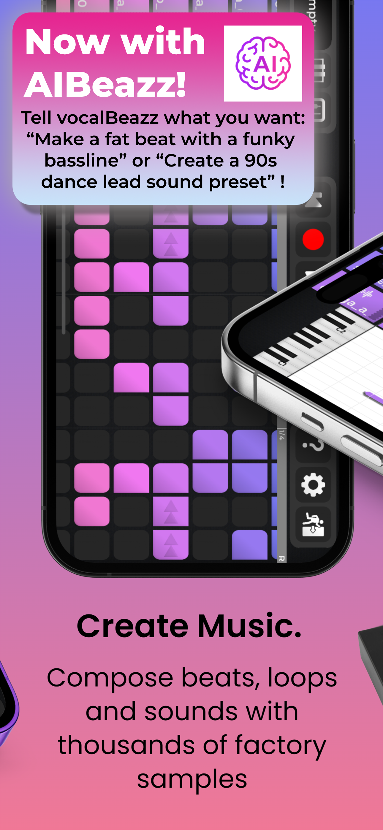 vocalBeazz: Make Beats with AI