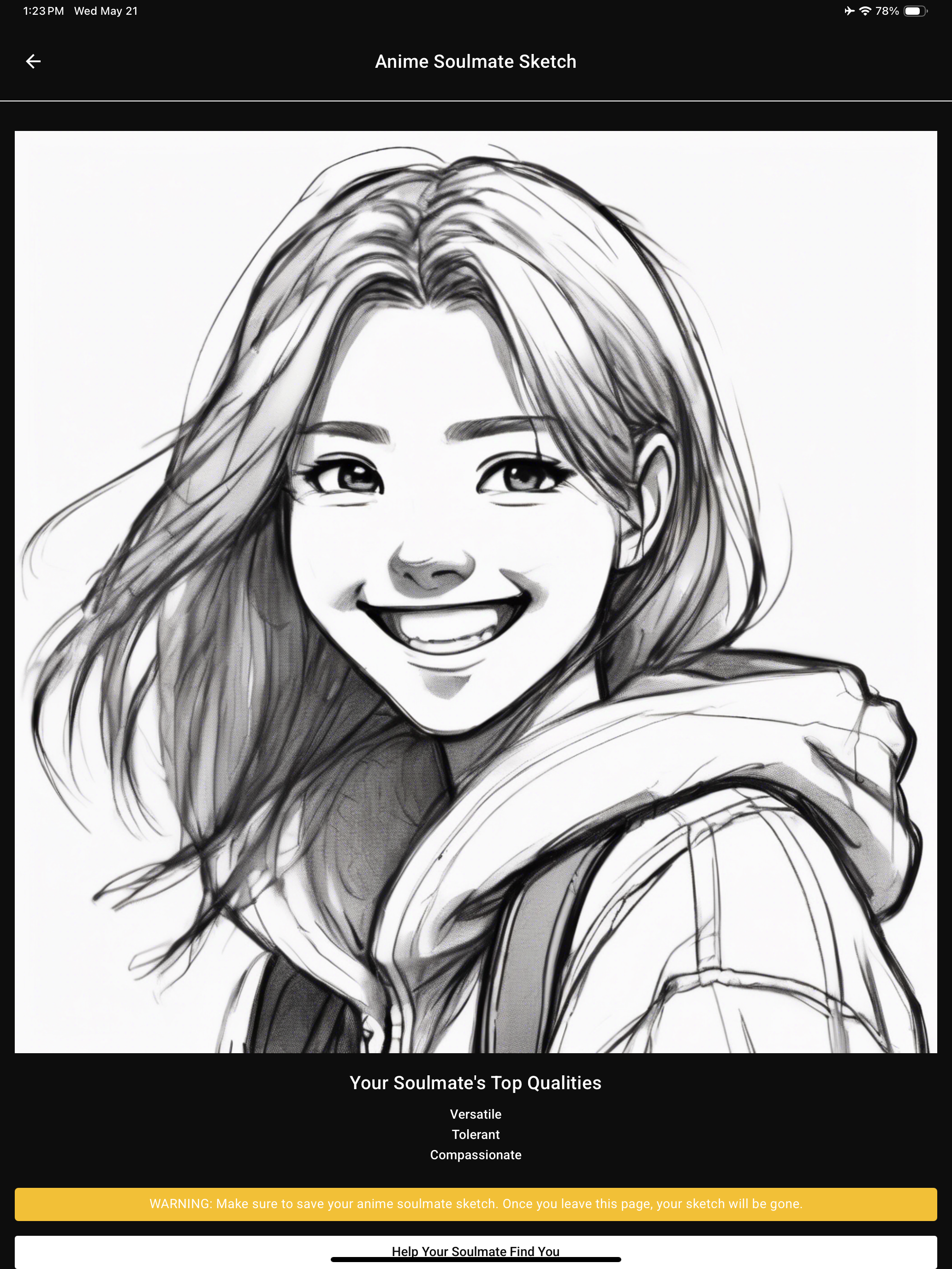 Anime Soulmate Sketch
