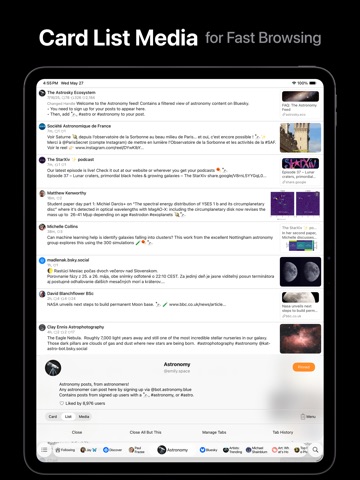 MultiTab for Bluesky iPad screenshot