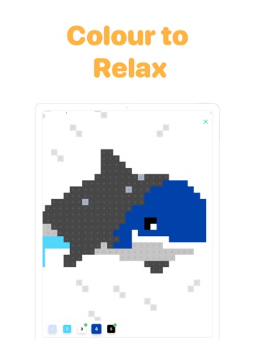 Pixel Me - Colour by Numbers iPad screenshot
