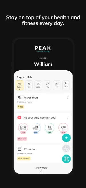 Peak Training App screenshot 2