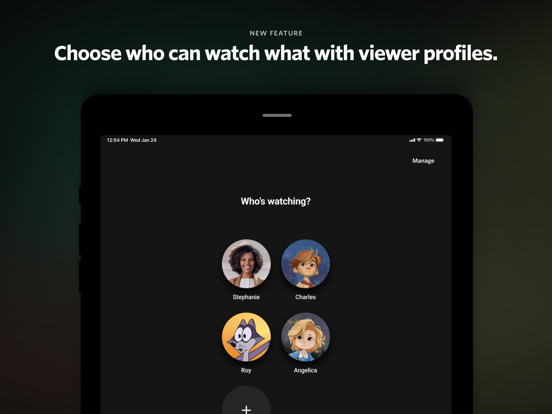 Angel: Stream TV & Movies iPad screenshot 5 - Entertainment app