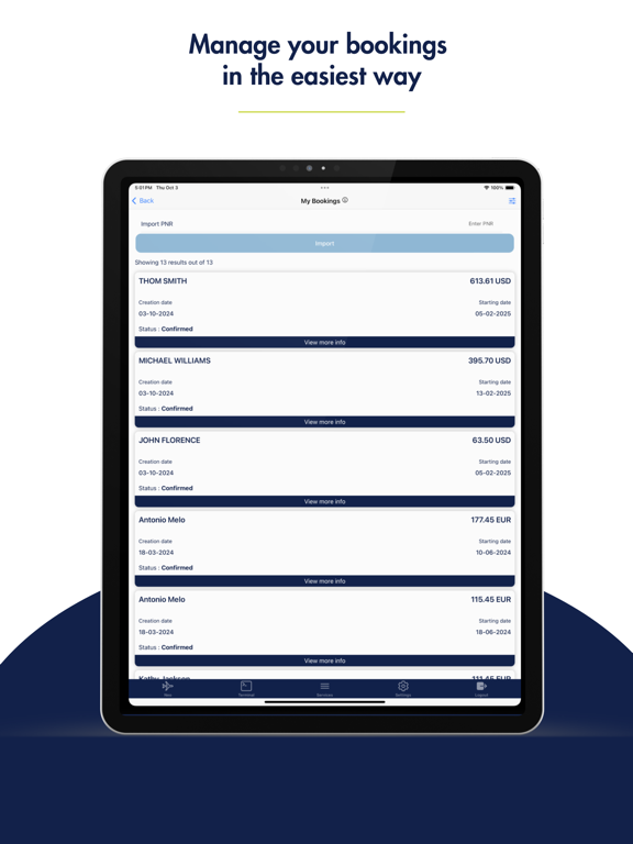 Screenshot #6 pour Travelport Mobile Agent