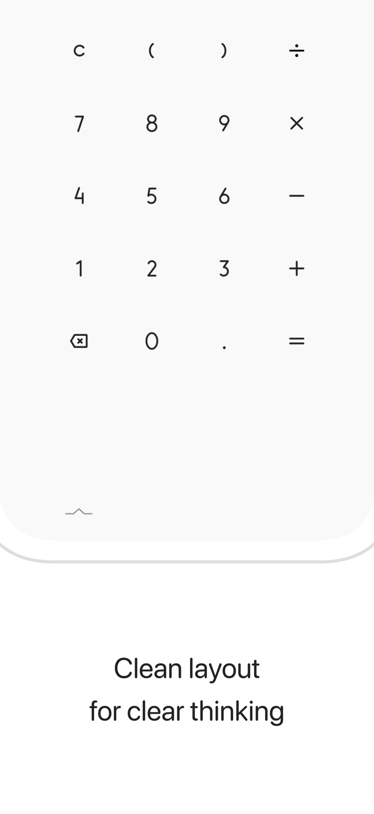 (Minimalist) Calculator - calc iphone screenshot 3