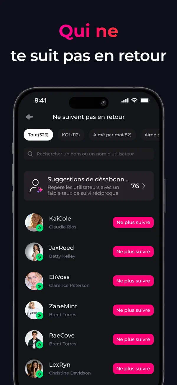Screenshot #2 pour Reports +for Followers Tracker