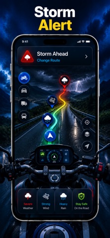 Weather Navigation Car screenshot