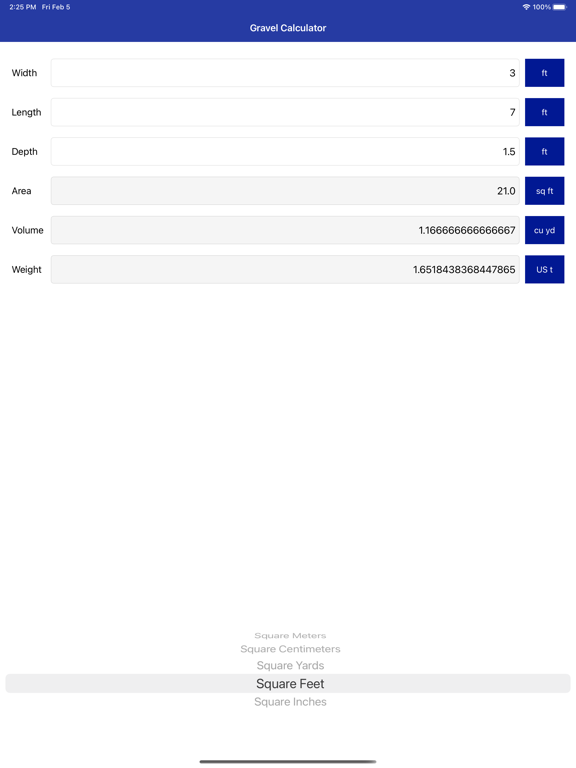 Screenshot #6 pour Gravel Calculator