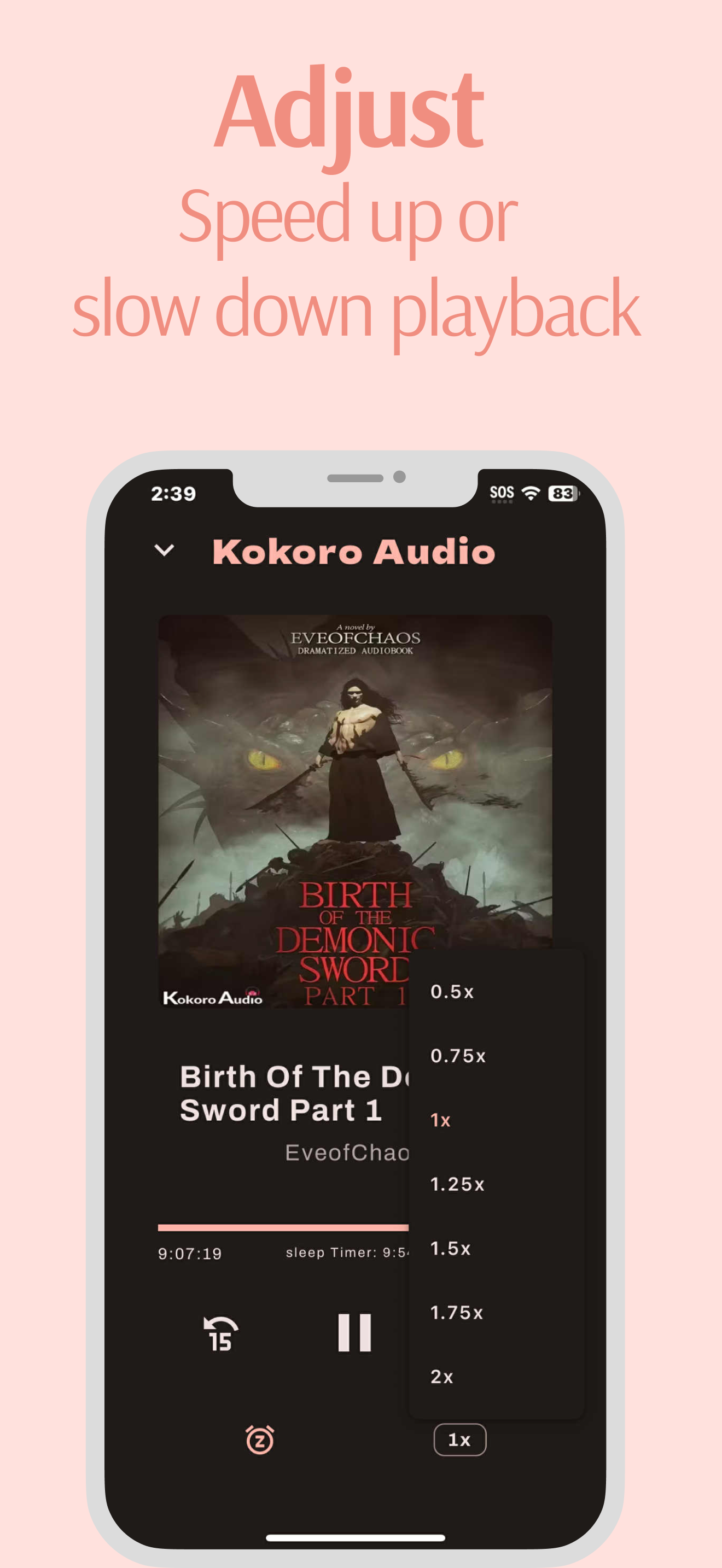 Kokoro Audio Listening Access