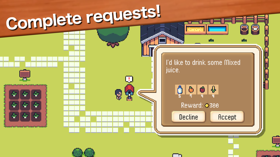 #3. Mini Mini Farm (iOS) Ved: CoffeeBreak Inc.