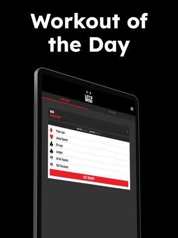 WOD Deck of Cards iPad screenshot