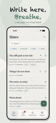 Zen Slate: Notes & To-Dos Screenshot 3 of 10