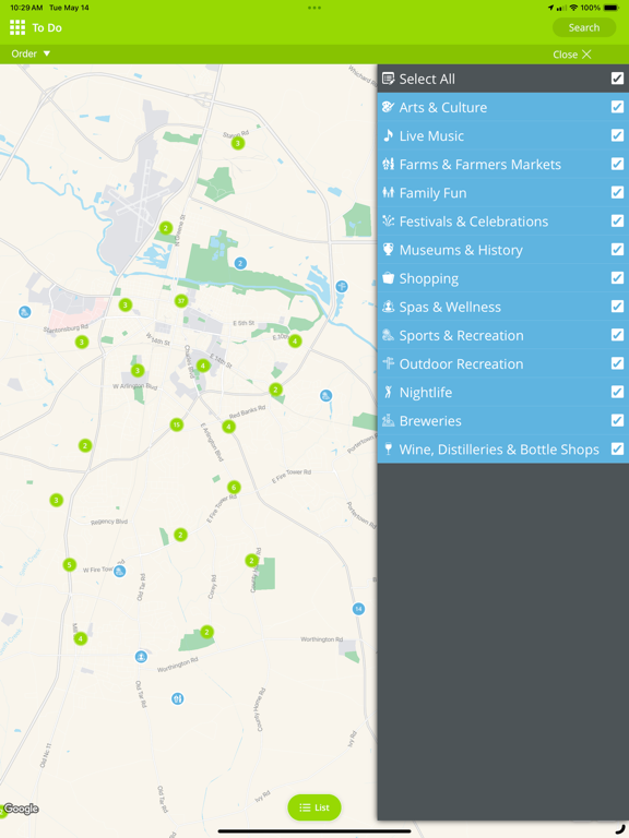 Visit Greenville, NC iPad screenshot 5 - Travel app