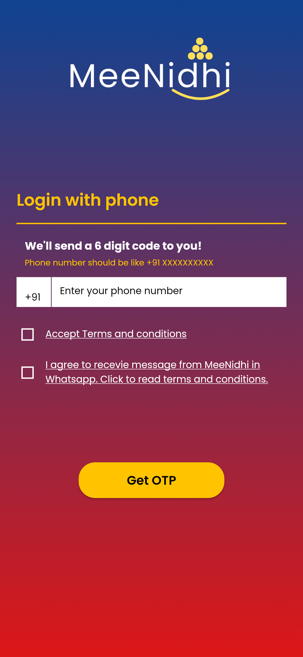 MeeNidhi App screenshot 4