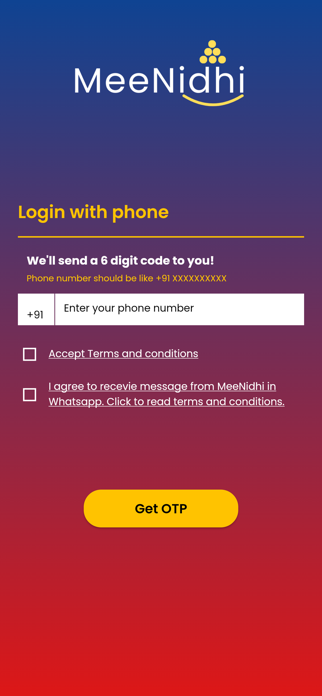 MeeNidhi App Screenshot 4 of 4