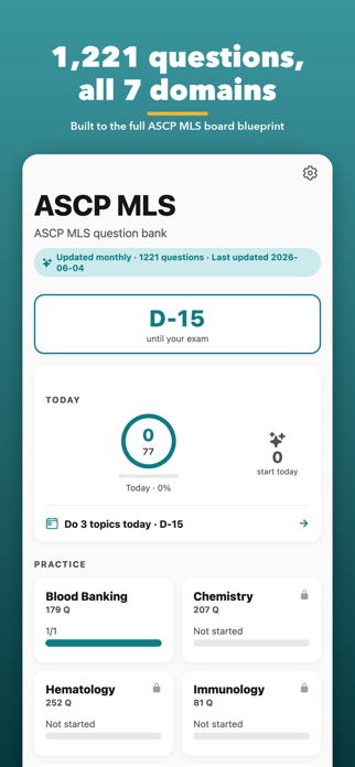 MLS Exam Prep: Med Lab Sci Screenshot 1 of 5