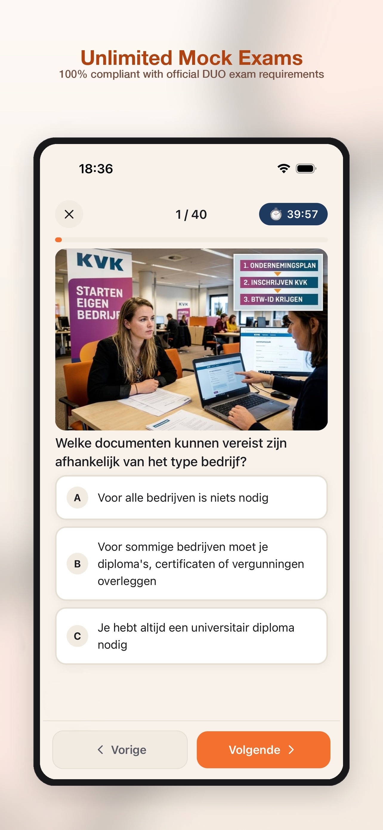 Screenshot 2 of Inburgering KNM