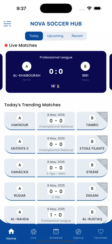 Nova Soccer Hub screenshot 1
