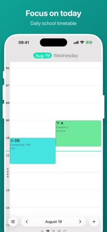 Class Schedule: Timetable Pad Screenshot 5 of 5