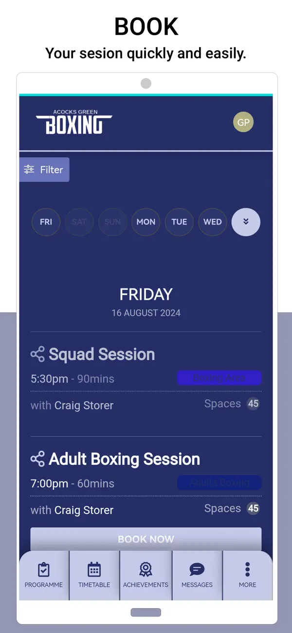 Screenshot #3 pour Acocks Green Boxing Gym