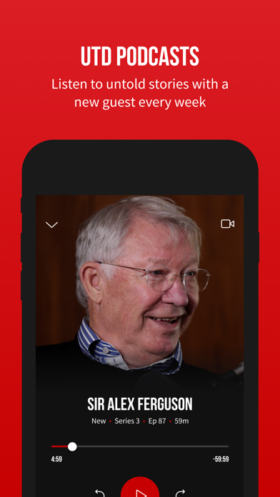 Manchester United Official App Screenshot