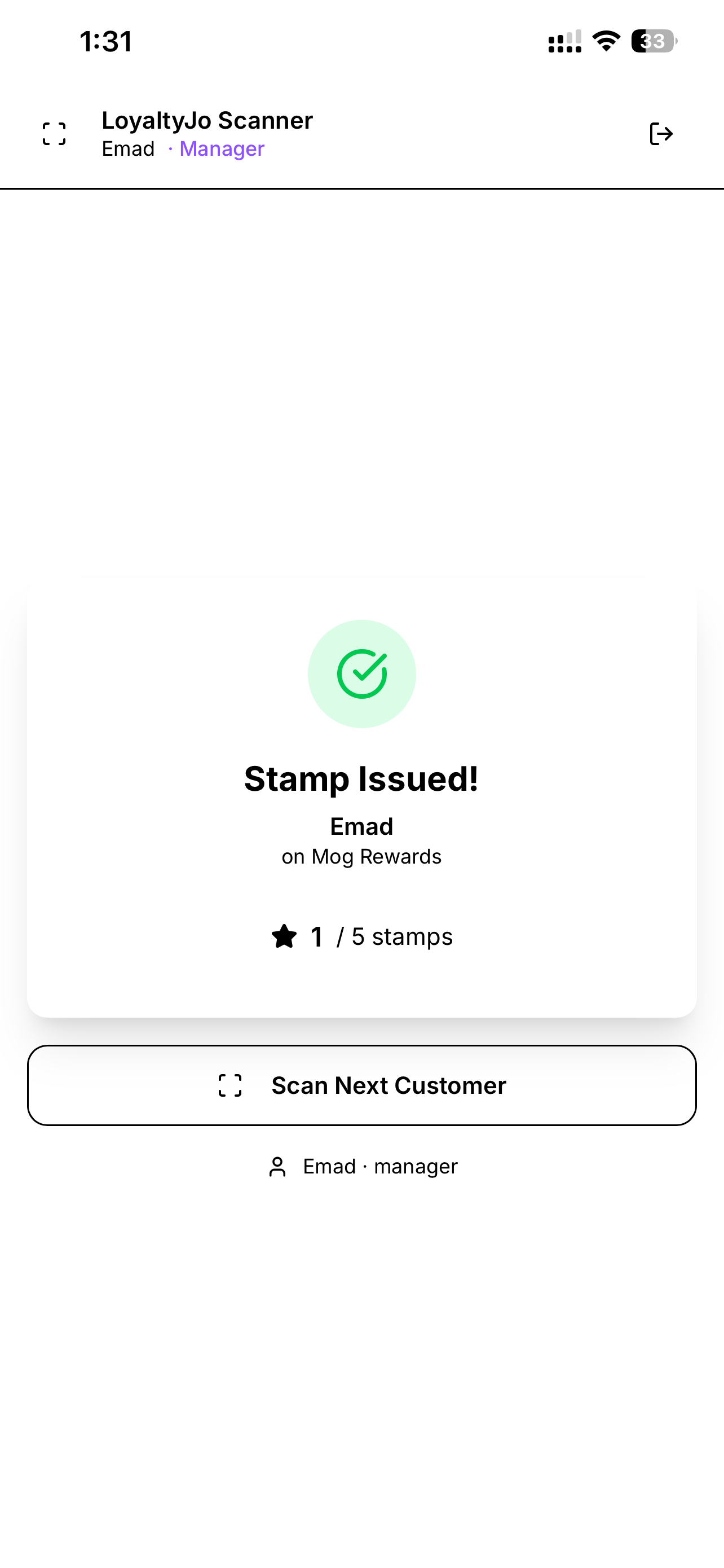 LoyaltyJo Scanner screenshot 4