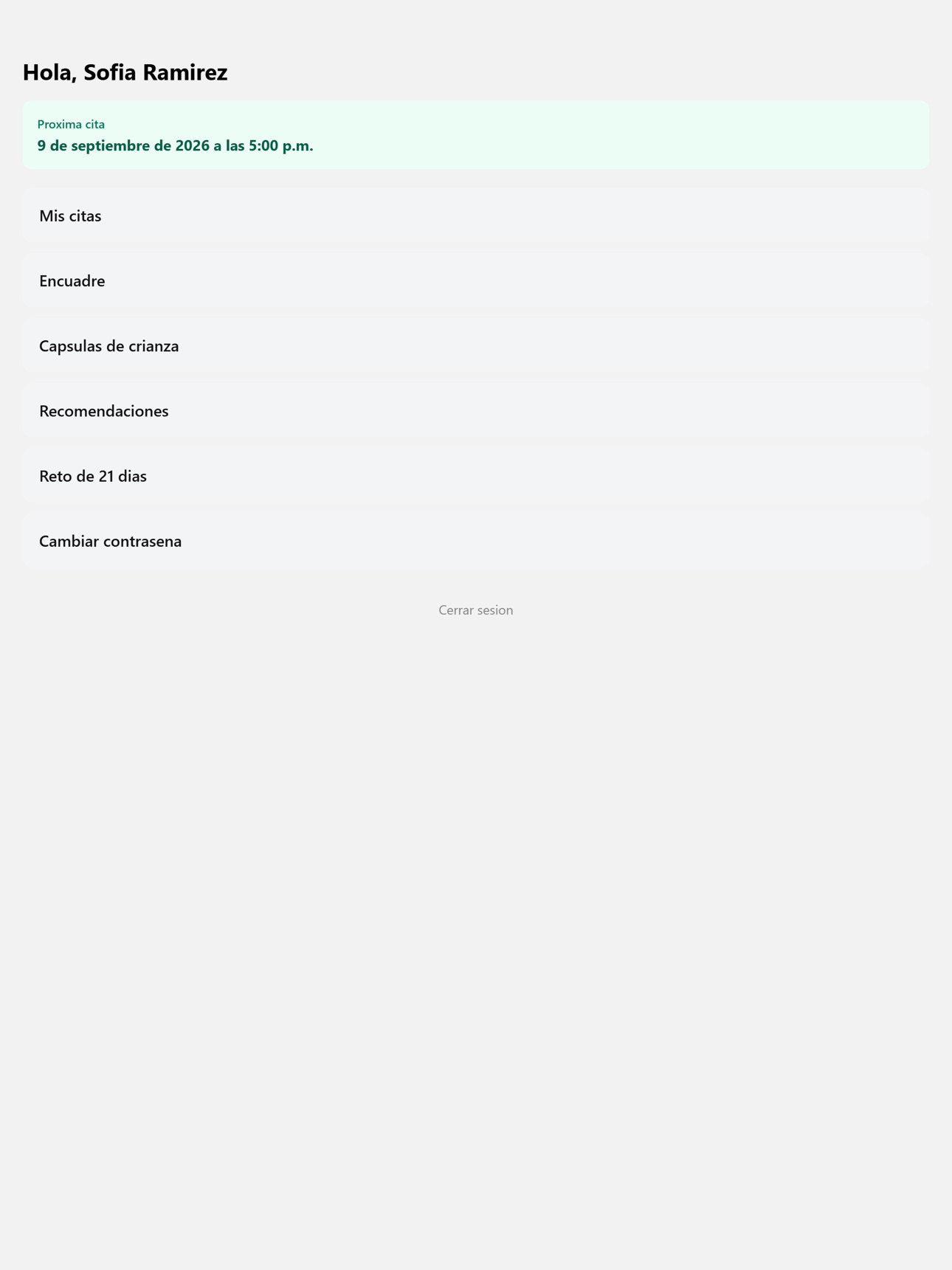Screenshot 7 of Terapia App Paciente