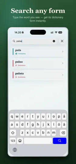 Captura de pantalla de Perusmuoto en iPhone 2
