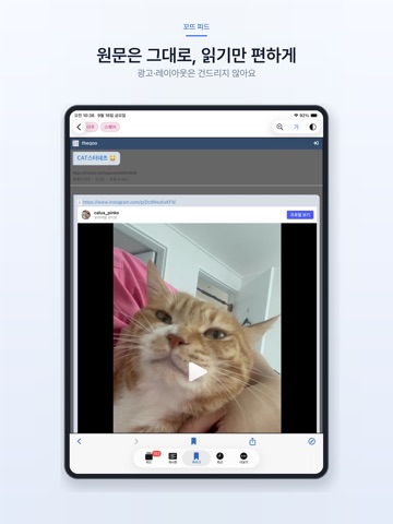 꼬뜨 피드 iPad screenshot 4