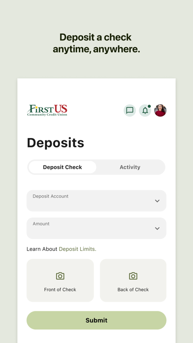 Screenshot 4 of First U.S. Mobile Banking App