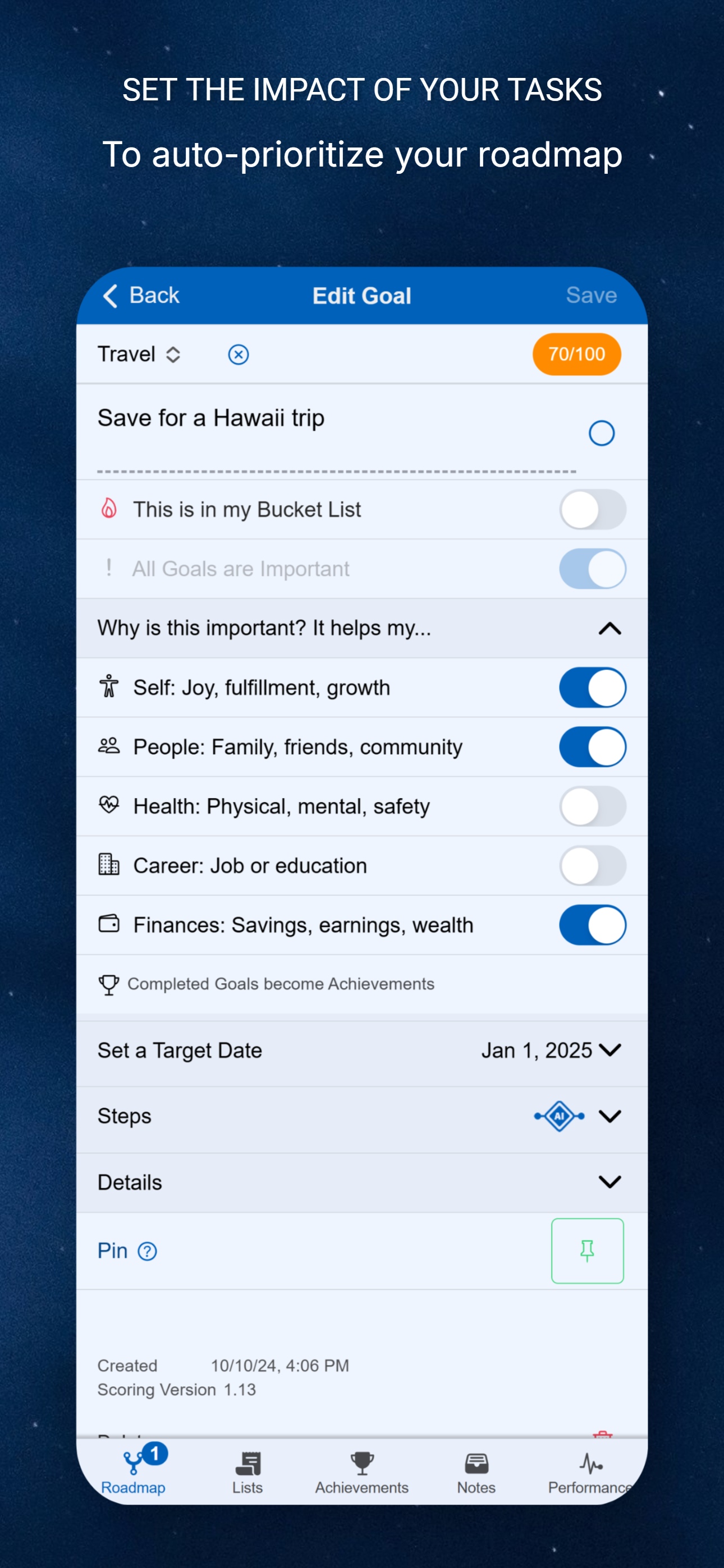 Whenable: Roadmap Your Life