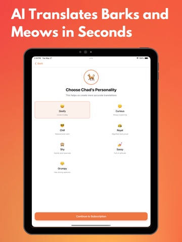 Dog & Cat Translator: Pet AI iPad screenshot