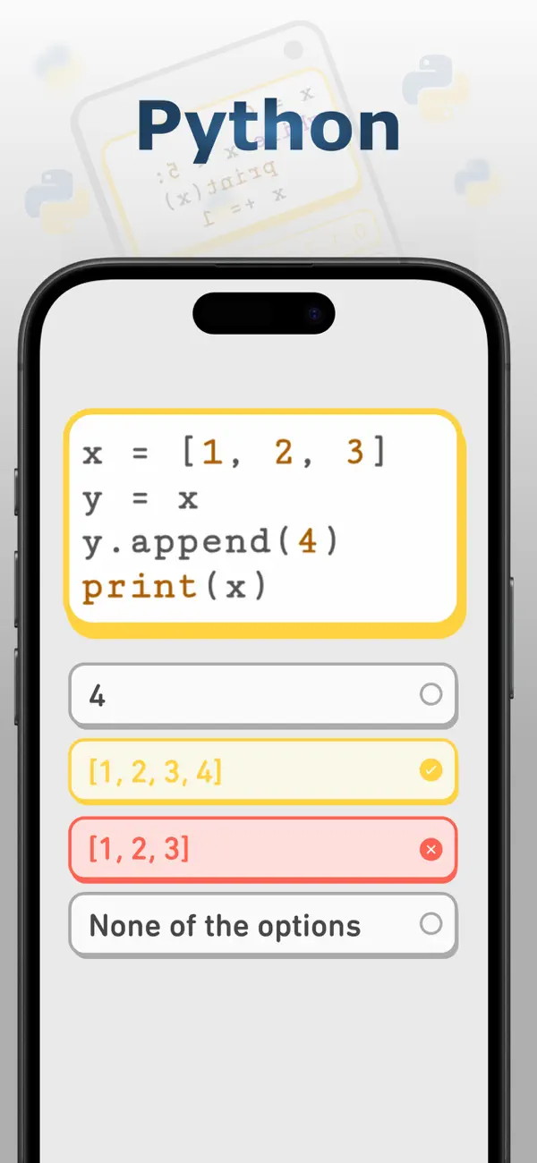 #1. Python Quizz (iOS) Podle: Shameel Abid