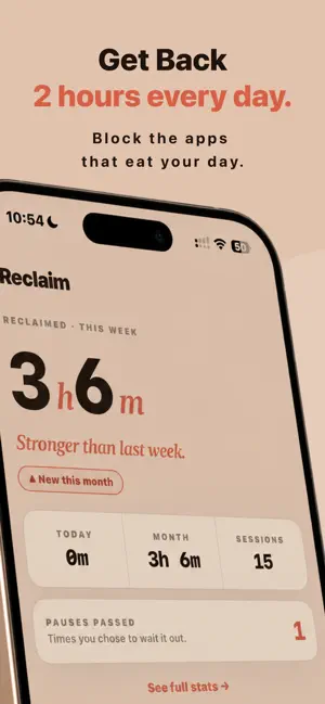 Reclaim: App Blocker & Focus screenshot 2