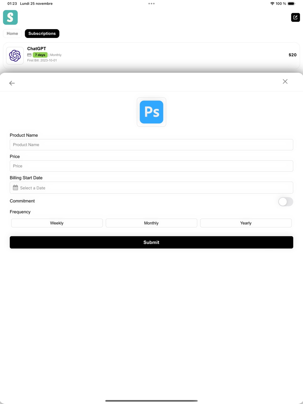 iPad screenshot