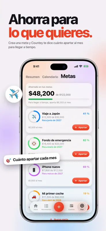 Countey: Gastos y Ahorro IA screenshot 7 of 9