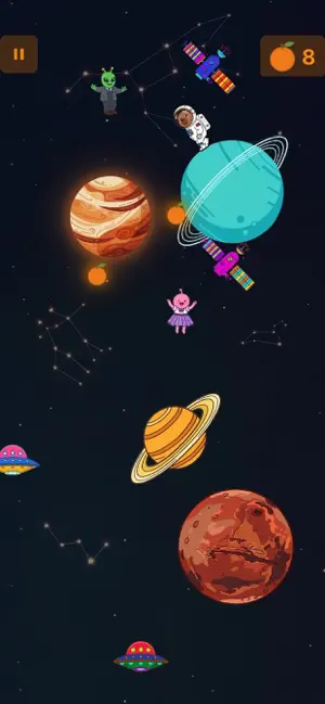 Orange Space: Fly to Explore screenshot 1