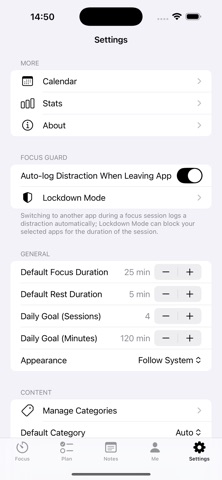 Focus Y: Timer, Plan & Pet iPhone screenshot