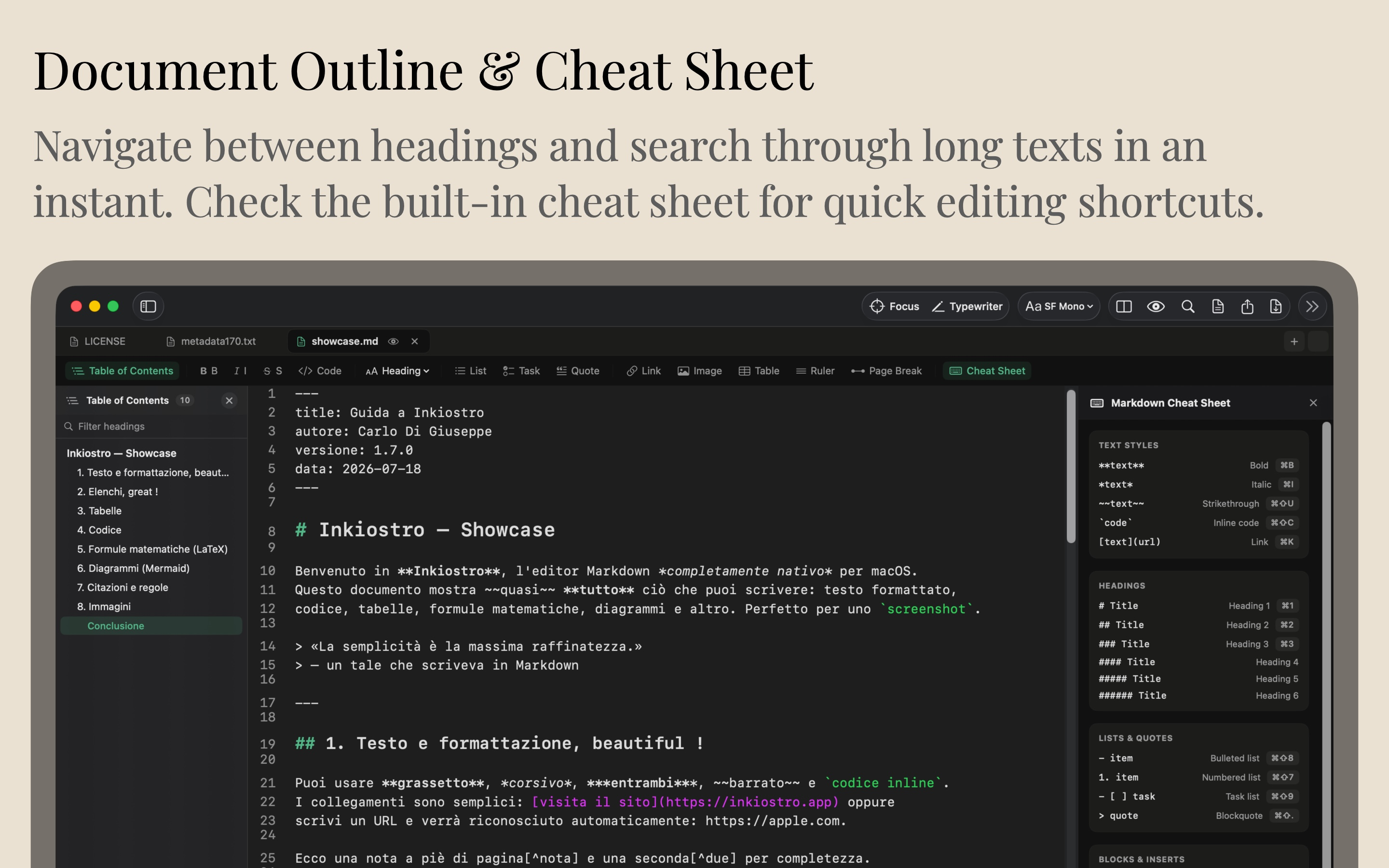 Inkiostro: Markdown Editor screenshot 26