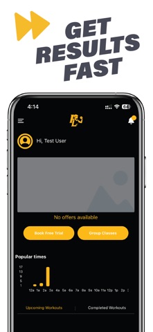 Fitness Line Gym iPhone screenshot