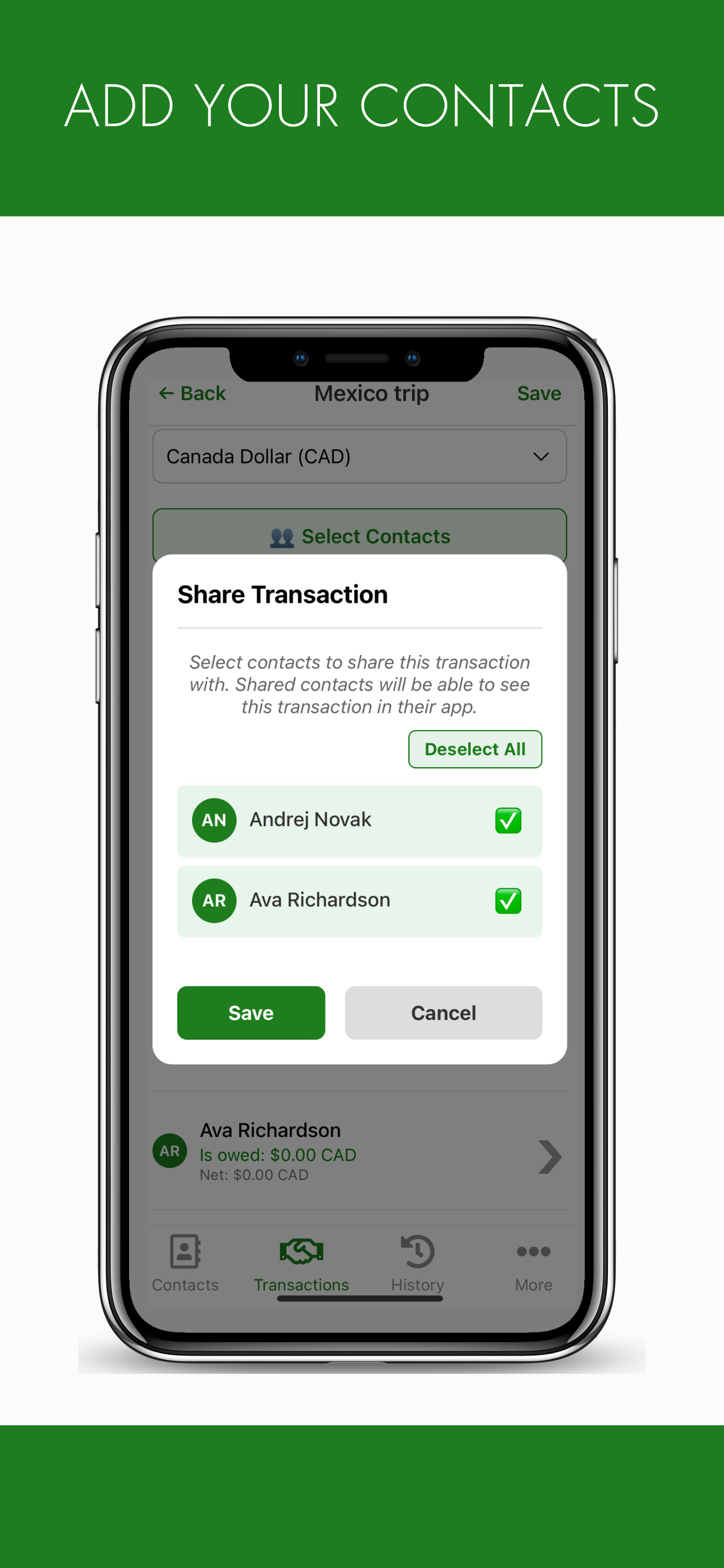 Squared Up - Expense Tracker screenshot 3